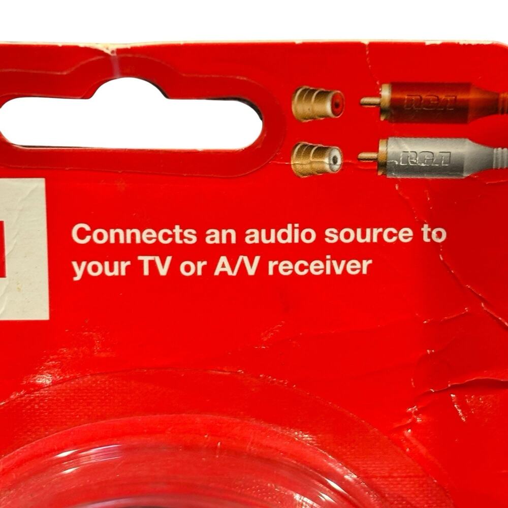 RCA Stereo Audio Cable 25ft Red White AV Cord NEW - Picture 3 of 5